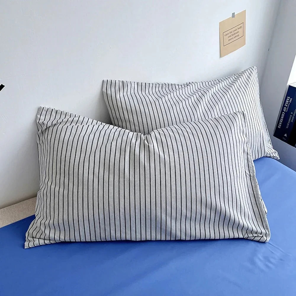 Lucetta Checkered & Marina Bedding Set-Welvere