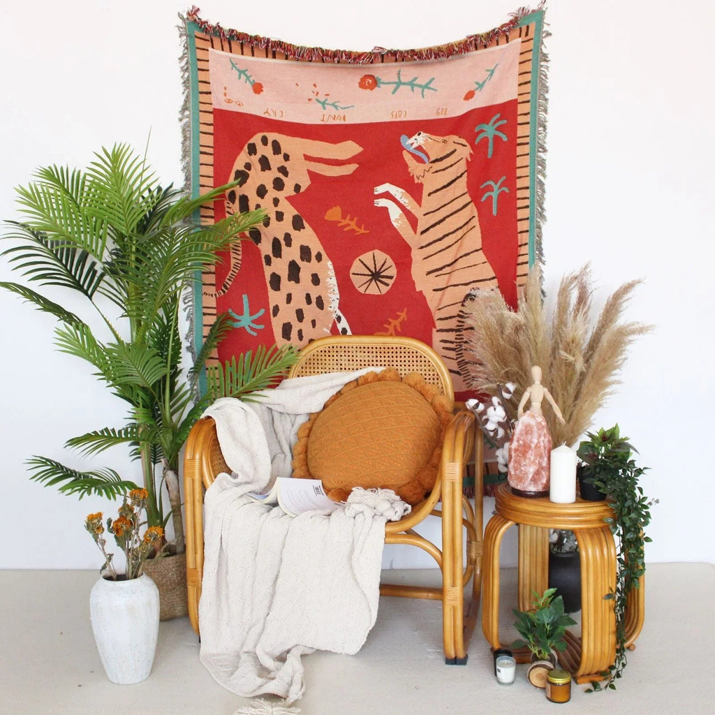 Lucio Woven Throw Blanket-Welvere