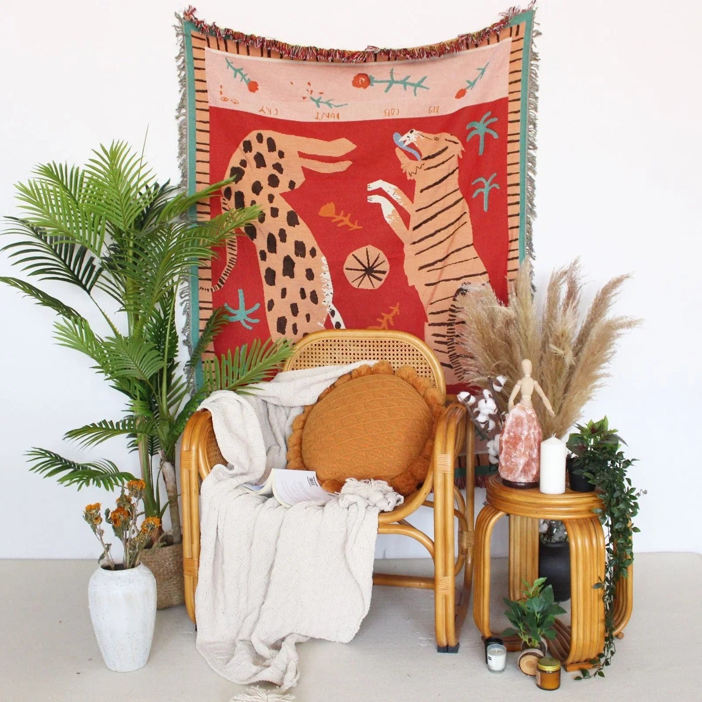 Lucio Woven Throw Blanket-Welvere