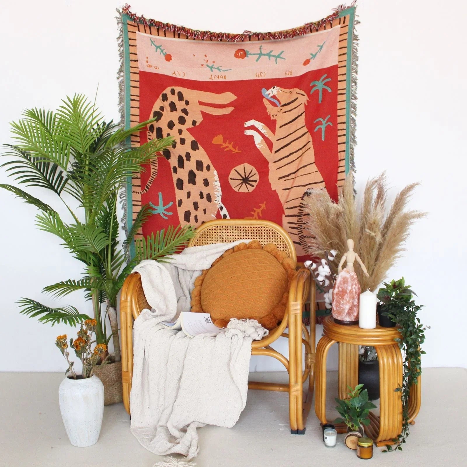 Lucio Woven Throw Blanket-Welvere