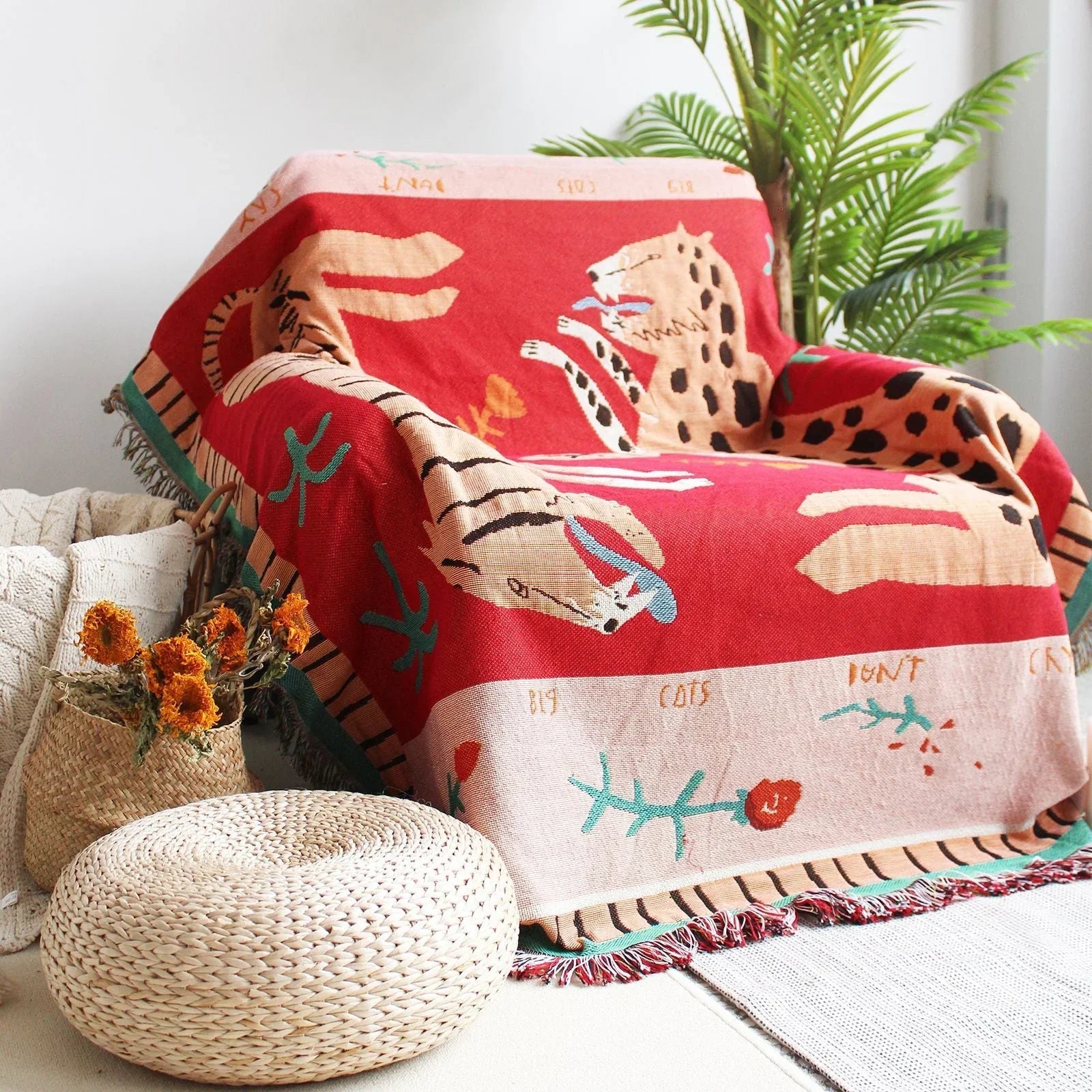 Lucio Woven Throw Blanket-Welvere