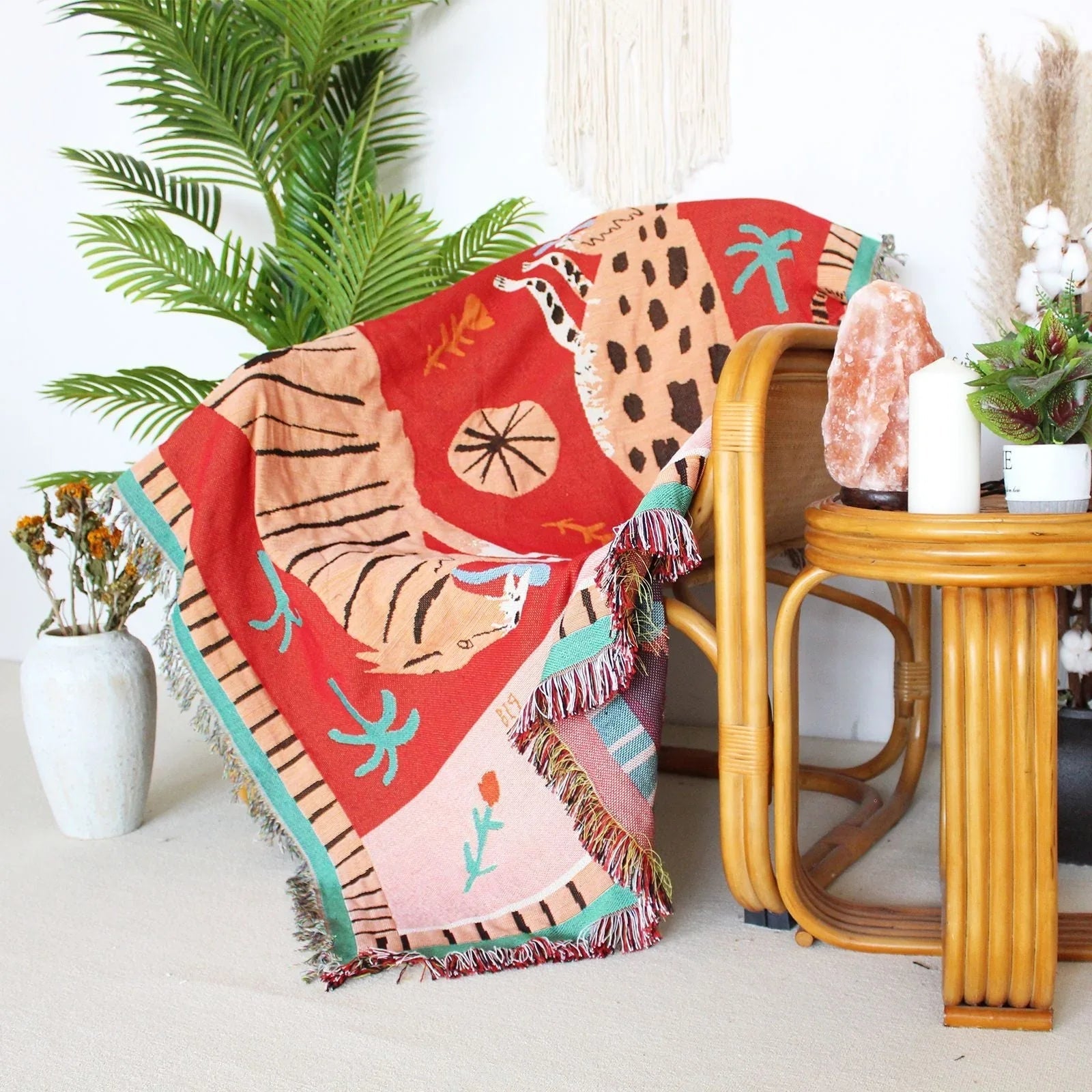 Lucio Woven Throw Blanket-Welvere