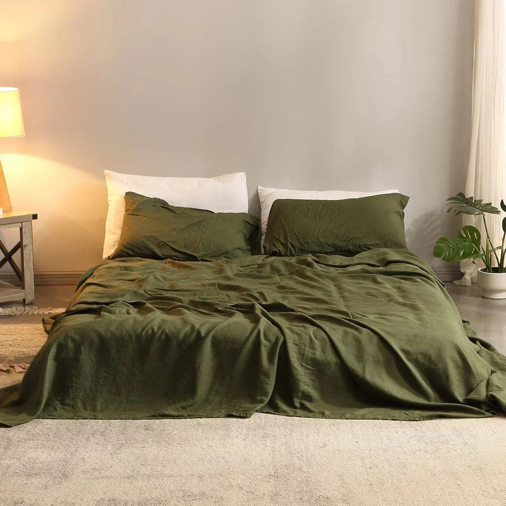 Lucisse Pure Linen Bedding Set-Welvere