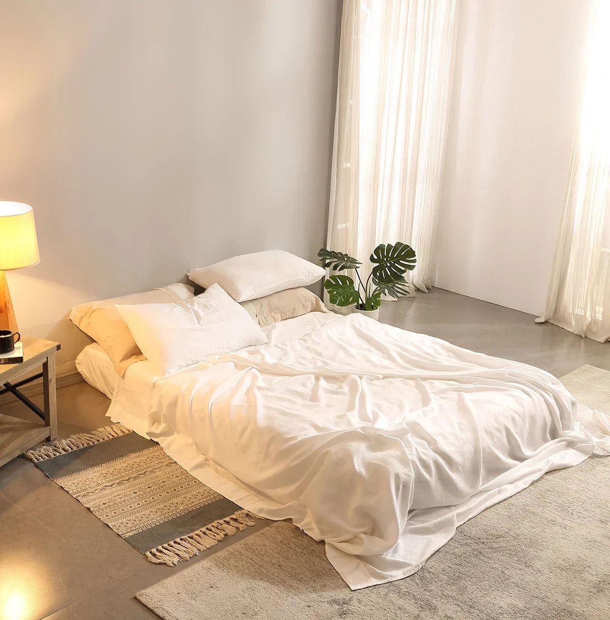 Lucisse Pure Linen Bedding Set-Welvere