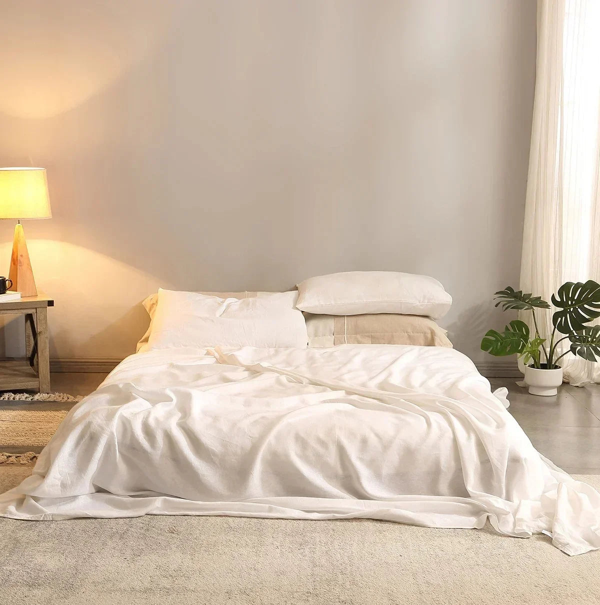 Lucisse Pure Linen Bedding Set-Welvere