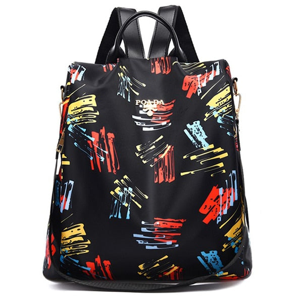 Anti-Theft Large Capacity Oxford Backpack - Durable, Zipper Closure, view 29
