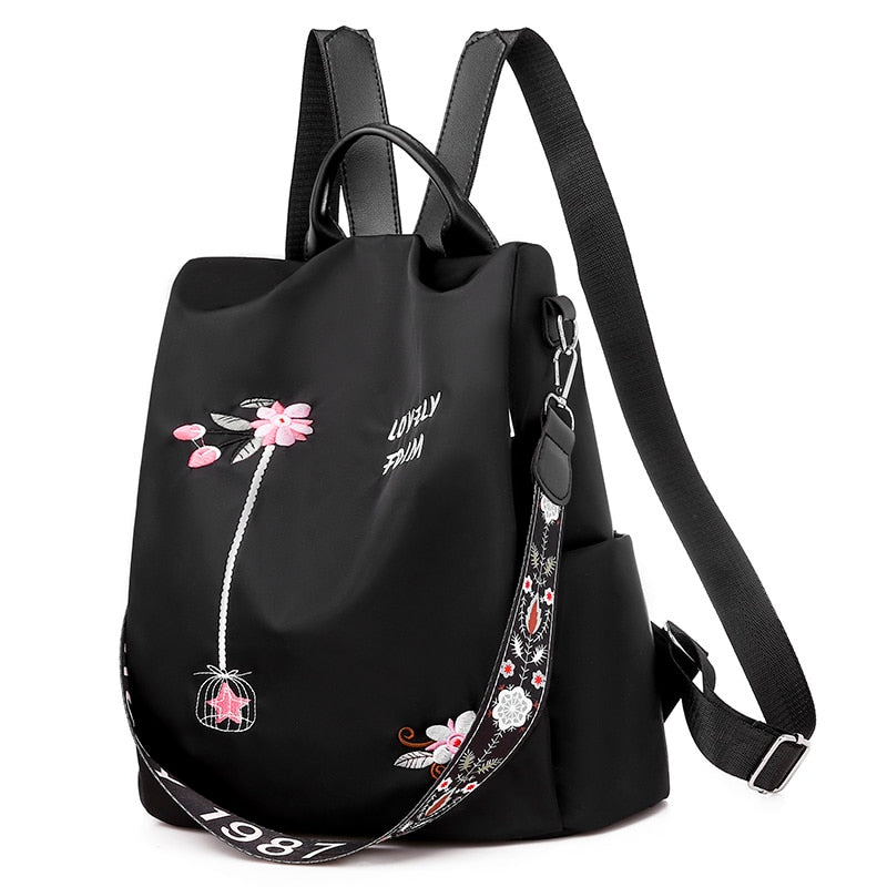 Anti-Theft Large Capacity Oxford Backpack - Durable, Zipper Closure, view 33