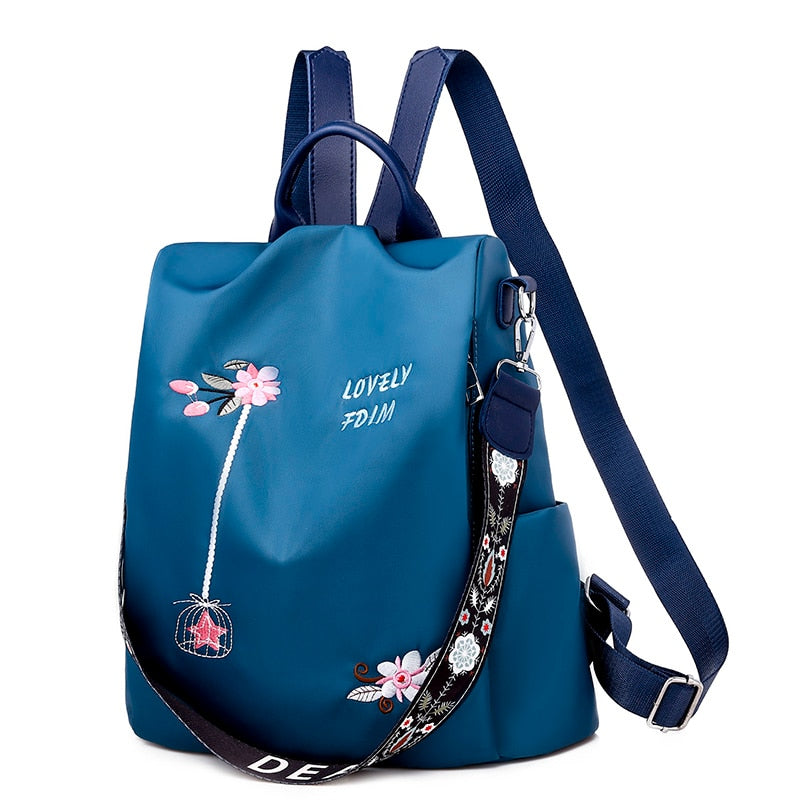 Anti-Theft Large Capacity Oxford Backpack - Durable, Zipper Closure, view 34