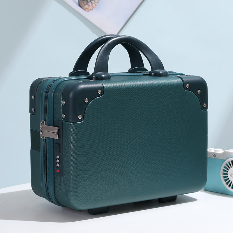 Hard-Shell Vanity Carry Cosmetic Case - Reinforced Corners, Combination Lock, view 3