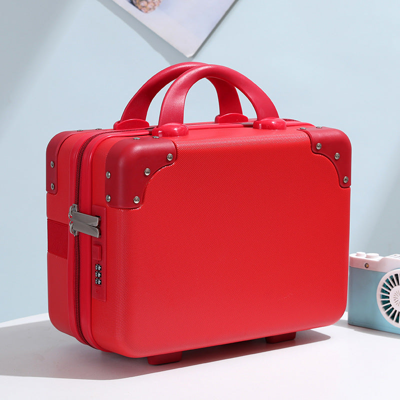 Hard-Shell Vanity Carry Cosmetic Case - Reinforced Corners, Combination Lock, view 4