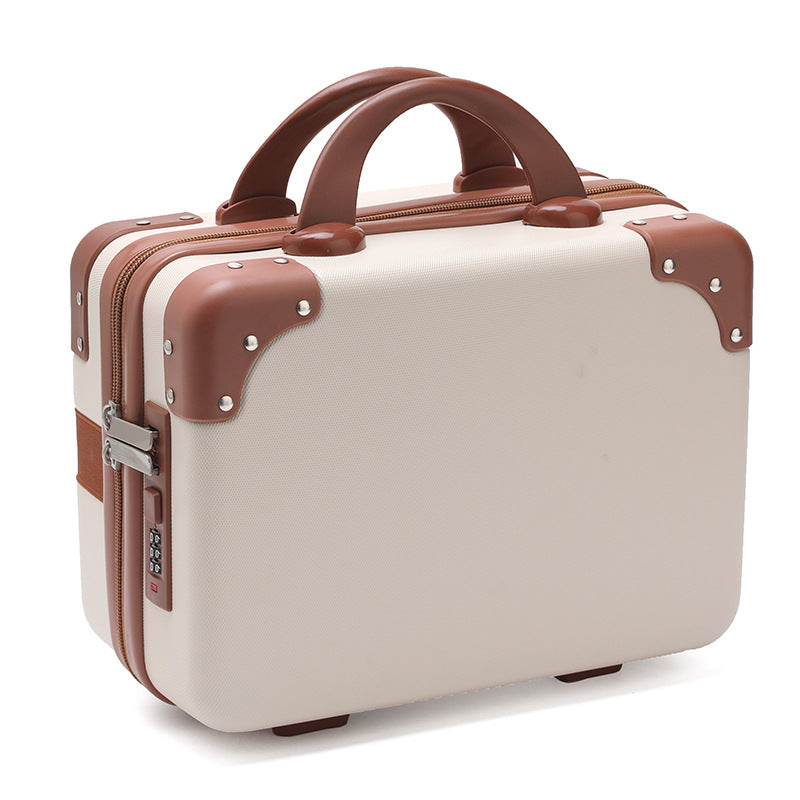 Hard-Shell Vanity Carry Cosmetic Case - Reinforced Corners, Combination Lock, view 5