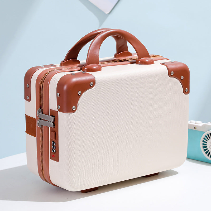 Hard-Shell Vanity Carry Cosmetic Case - Reinforced Corners, Combination Lock, view 6