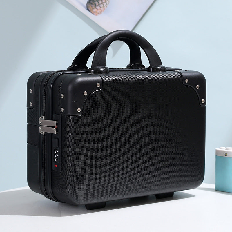 Hard-Shell Vanity Carry Cosmetic Case - Reinforced Corners, Combination Lock, view 7