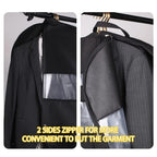 Travel Garment Bag for Dresses and Suits - 43 Inch, Breathable Fleece, view 2