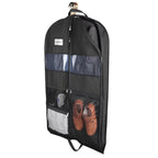 Travel Garment Bag for Dresses and Suits - 43 Inch, Breathable Fleece, view 5