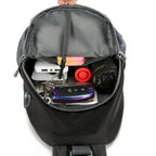 Anti-Theft Waterproof Shoulder Backpack for Travel - RFID Pocket, Nylon, 36cm, view 2