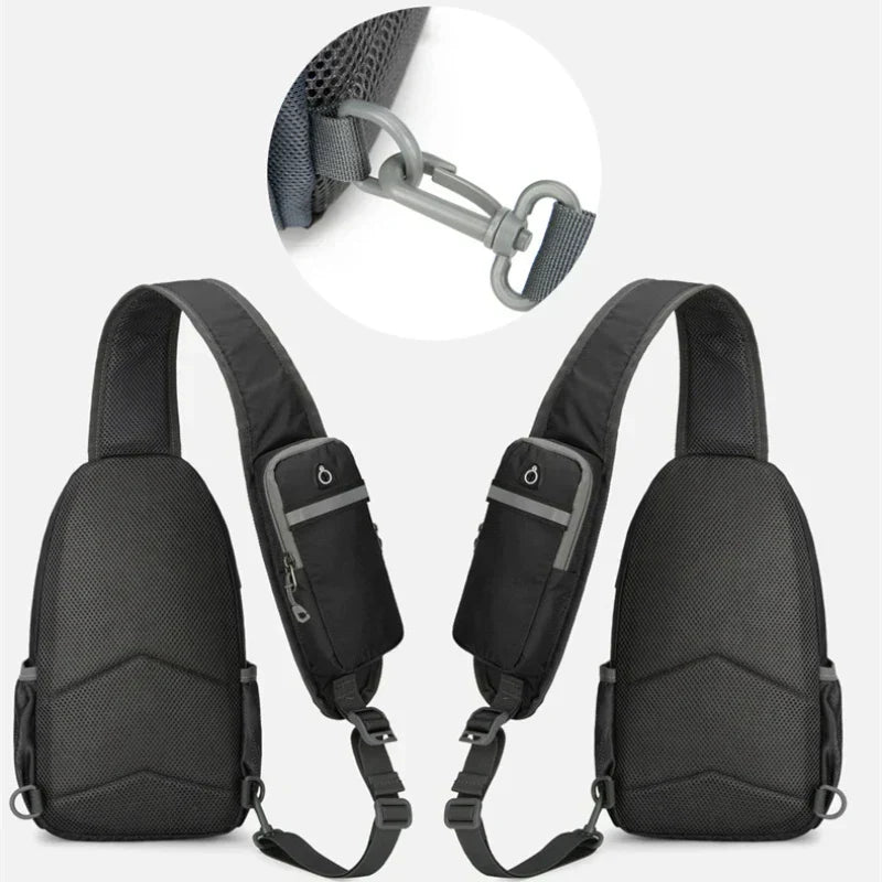 Anti-Theft Waterproof Shoulder Backpack for Travel - RFID Pocket, Nylon, 36cm, view 5