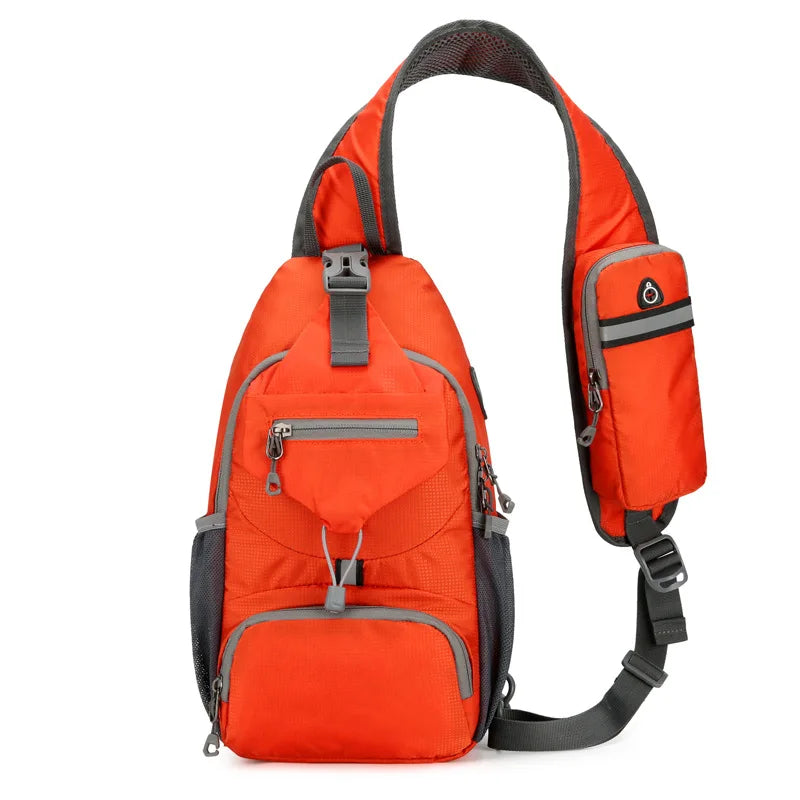 Anti-Theft Waterproof Shoulder Backpack for Travel - RFID Pocket, Nylon, 36cm