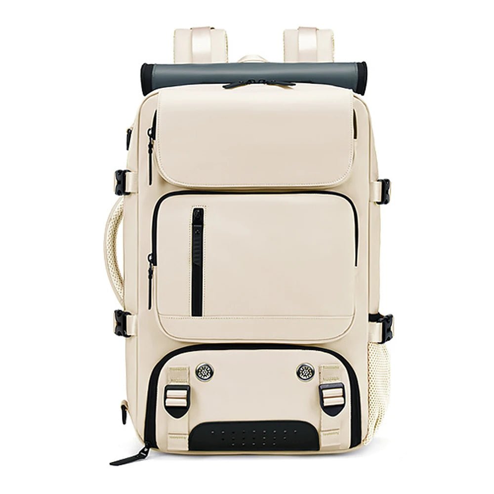 Waterproof Travel Backpack with USB Port - Shoe Compartment, Fits 15.6" Laptop, view 14
