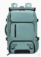 Waterproof Travel Backpack with USB Port - Shoe Compartment, Fits 15.6" Laptop, view 17