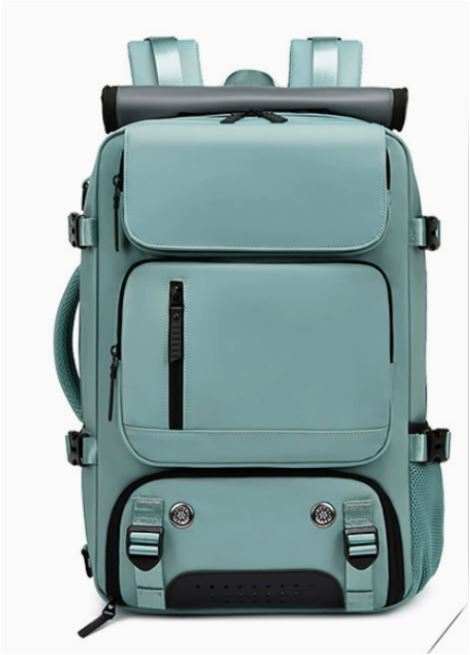 Waterproof Travel Backpack with USB Port - Shoe Compartment, Fits 15.6" Laptop, view 17