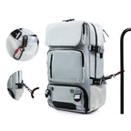 Waterproof Travel Backpack with USB Port - Shoe Compartment, Fits 15.6" Laptop, view 3