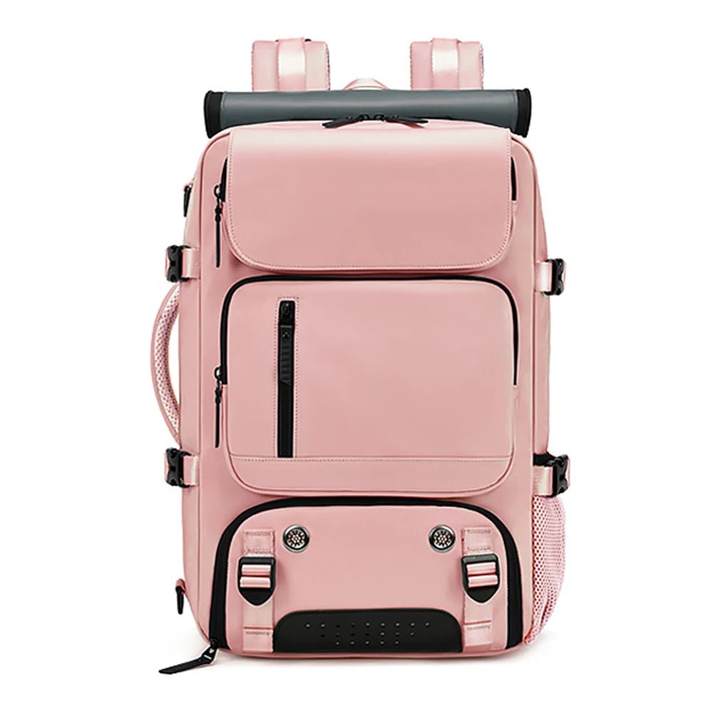 Waterproof Travel Backpack with USB Port - Shoe Compartment, Fits 15.6" Laptop, view 8