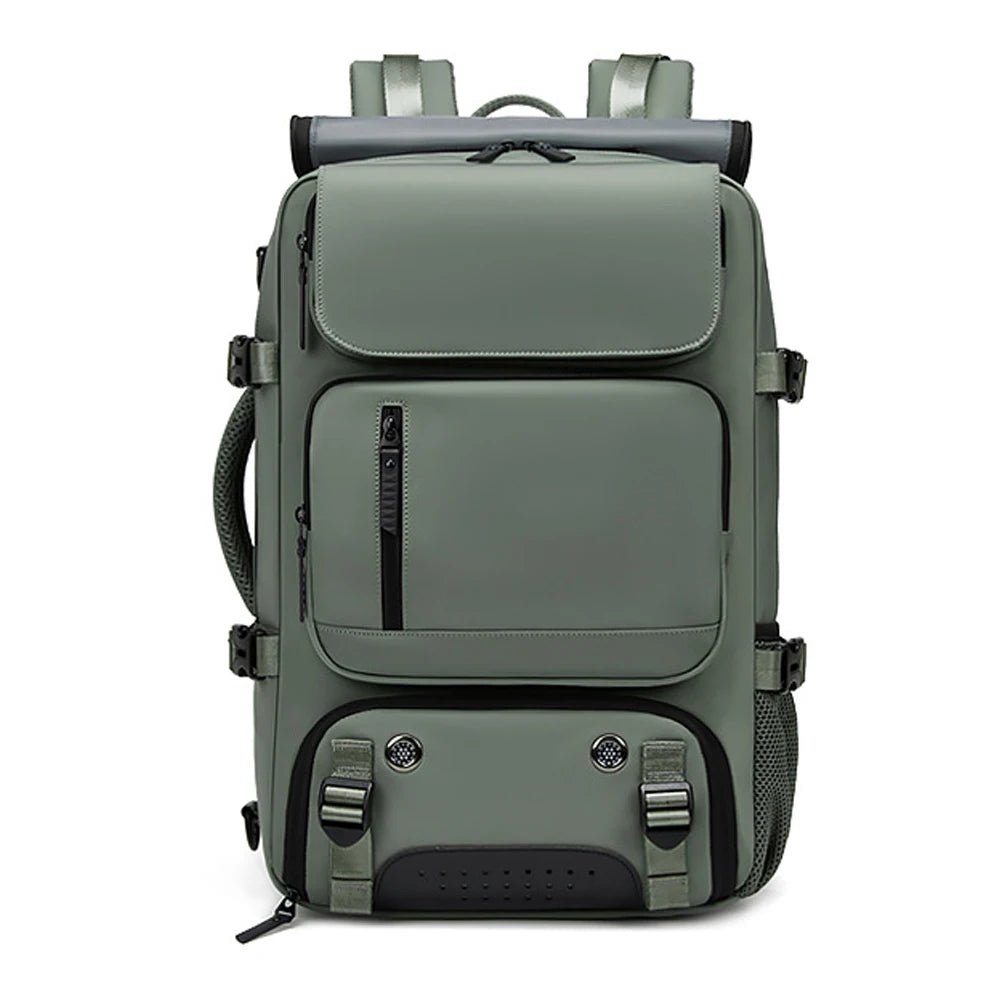 Waterproof Travel Backpack with USB Port - Shoe Compartment, Fits 15.6" Laptop, view 9