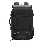 Waterproof Travel Backpack with USB Port - Shoe Compartment, Fits 15.6" Laptop