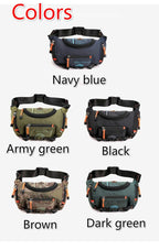 Waterproof Oxford Waist Bag for Travel - Nylon, Stash Style, Unisex, view 6