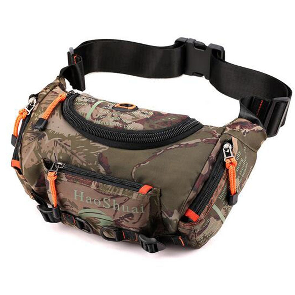 Waterproof Oxford Waist Bag for Travel - Nylon, Stash Style, Unisex, view 9