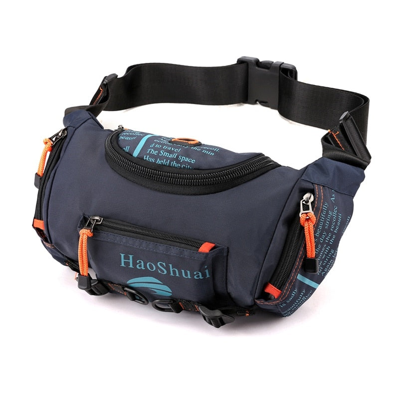 Waterproof Oxford Waist Bag for Travel - Nylon, Stash Style, Unisex