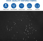Waterproof Oxford Garment Bag for Travel - 61x109 cm, Black, 2-Pack, view 2