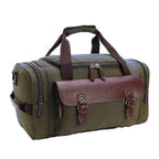 Spacious Travel Bag with High-Quality Leather Trim - Large Main Compartment, view 10