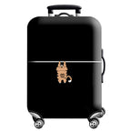Unisex Hard-Shell Suitcase Cover - Modern Geometric Design, Robust Protection, view 10