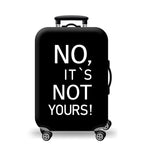 Unisex Hard-Shell Suitcase Cover - Modern Geometric Design, Robust Protection, view 2
