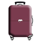 Unisex Hard-Shell Suitcase Cover - Modern Geometric Design, Robust Protection, view 3