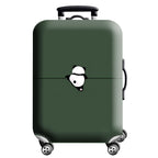 Unisex Hard-Shell Suitcase Cover - Modern Geometric Design, Robust Protection, view 6