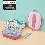 Stainless Steel Multi Compartment Kids Lunch Box - 1500 ml, 304 Steel, view 14