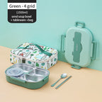 Stainless Steel Multi Compartment Kids Lunch Box - 1500 ml, 304 Steel, view 17