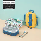 Stainless Steel Multi Compartment Kids Lunch Box - 1500 ml, 304 Steel, view 3