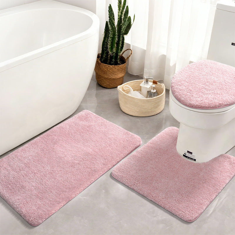 Luxury Microfibre Bath Mat Set, 11.81 x 15.75 Inch