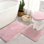 Luxury Microfibre Bath Mat Set, 11.81 x 15.75 Inch