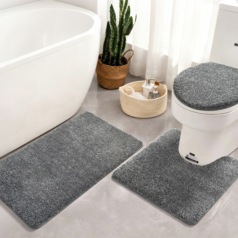Luxury Microfibre Bath Mat Set, 11.81 x 15.75 Inch