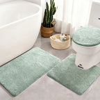 Luxury Microfibre Bath Mat Set, 11.81 x 15.75 Inch