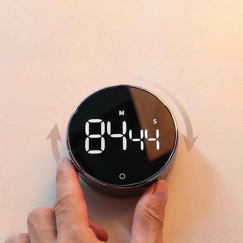 Magnetic Electronic Rotary Kitchen Timer, 0–99 Minutes 59 Seconds