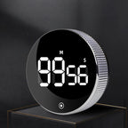 Magnetic Electronic Rotary Kitchen Timer, 0–99 Minutes 59 Seconds
