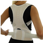 Magnetic Posture Brace, Breathable, Beige or Black, Sizes S–3XL