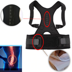 Magnetic Posture Brace, Breathable, Beige or Black, Sizes S–3XL