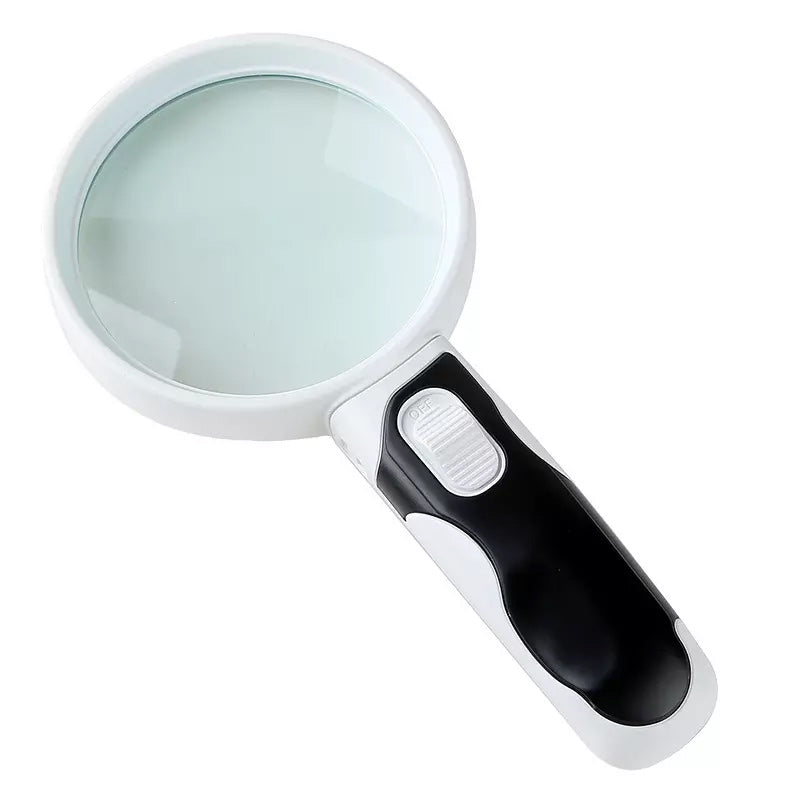 20X Magnifying Glass with LED Light - Double Lens, Acrylic, 80 mm Diameter, view 14